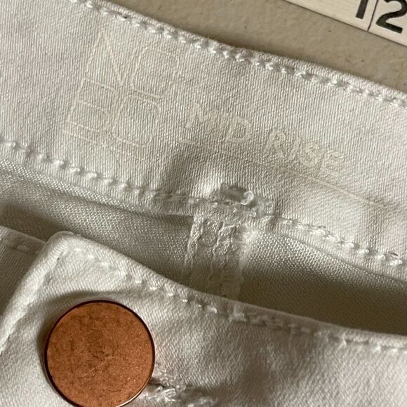 No Bo Midrise Denim White Shorts 1 - Picture 5 of 6